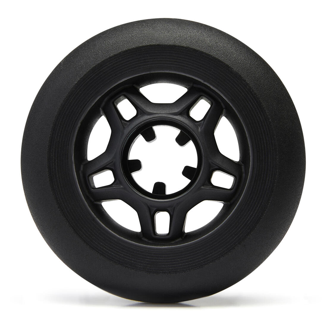 4 roues de roller en ligne fitness FIT 80mm 84A noires – Image 3