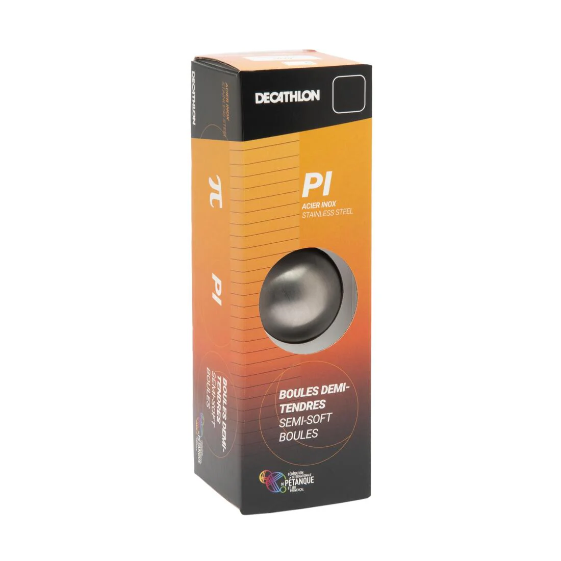 3 BOULES DE PÉTANQUE COMPÉTITION DEMI-TENDRES PI ACIER INOX – Image 4